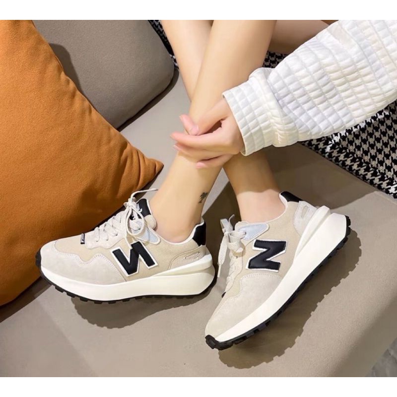 Giày thể thao nữ phong cách Hàn Quốc, Giày sneaker nữ độn đế êm chân siêu xinh