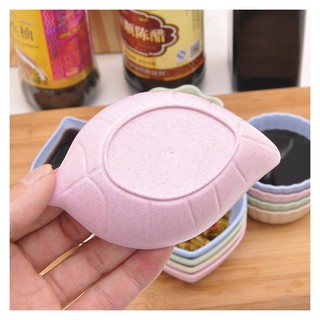 Đĩa bát khay đựng gia vị bằng lúa mạch nhiều hìnhmeomeo