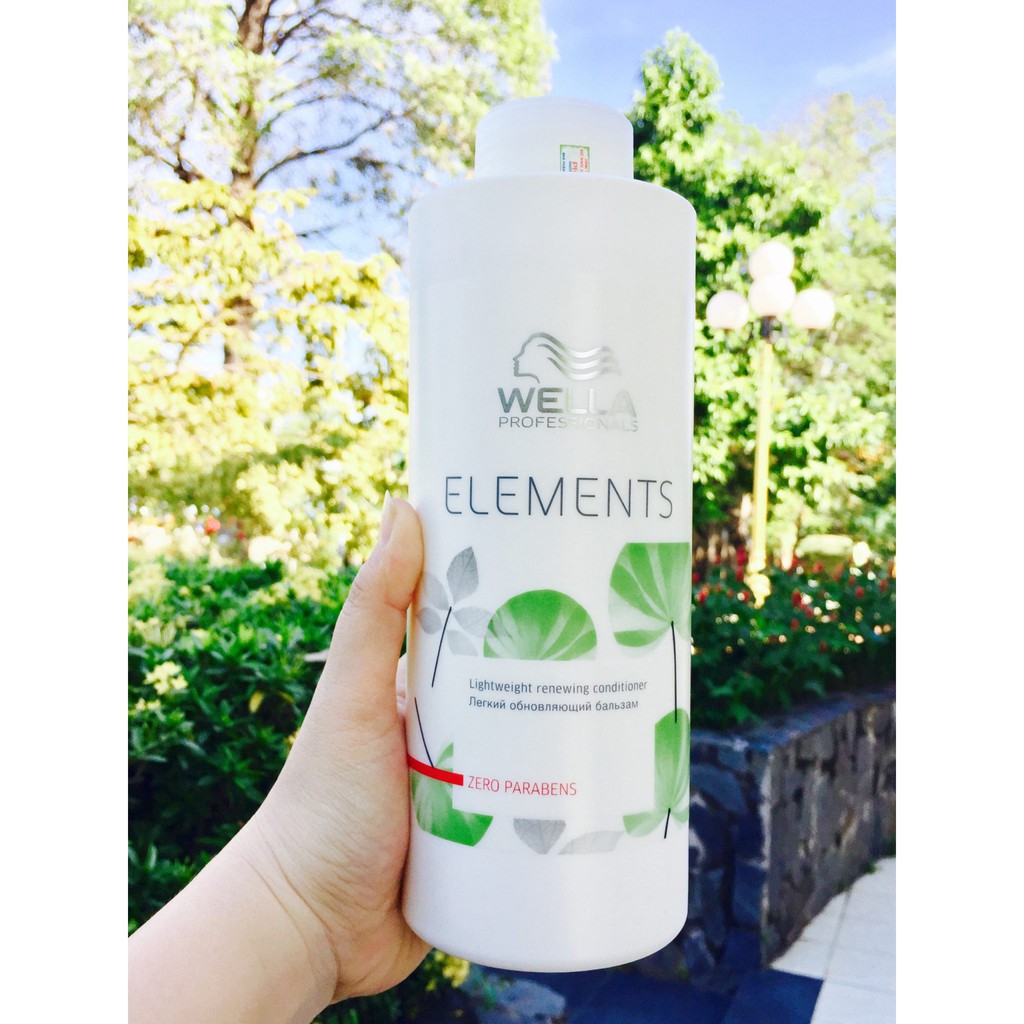 Dầu xả phục hồi và tái tạo tóc Wella Elements Renewing Conditioner 1000ml