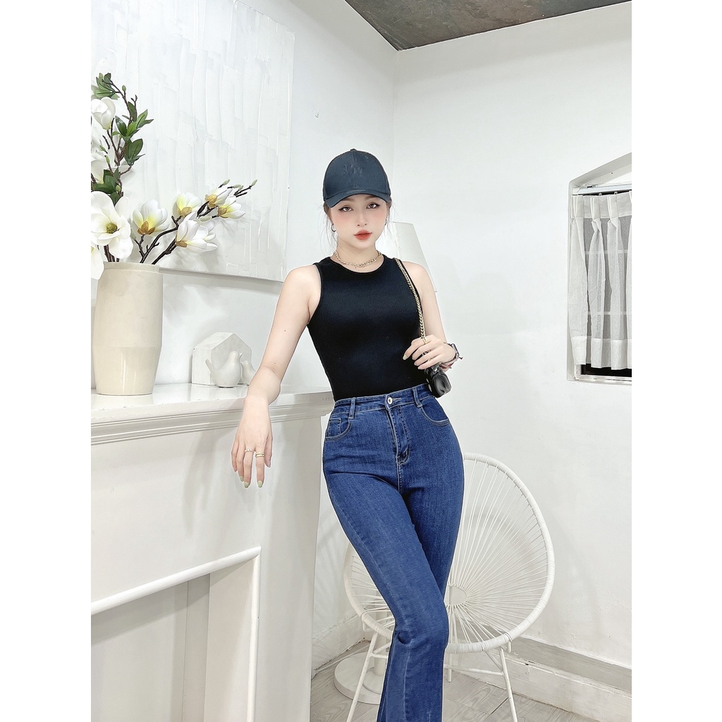 Áo thun ba lỗ nữ CRAZYTEEN phong cách năng động AT0322