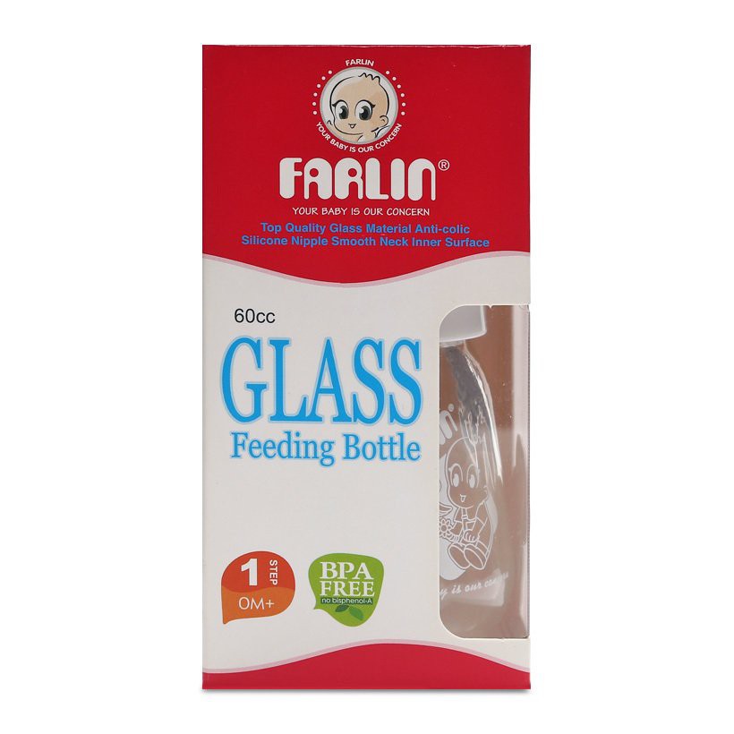 Bình sữa thủy tinh Farlin 60cc