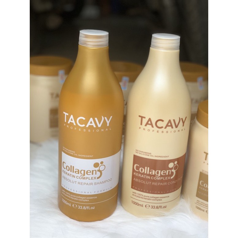 ✅[CHÍNH HÃNG] GỘI XẢ TACAVY 1000ml x2 SIÊU MỀM MƯỢT,CHỐNG RỤNG, KÍCH MỌC TÓC