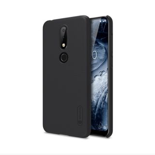 Ốp lưng Nillkin sần cứng Nokia X6 2018 - Đen, Vàng