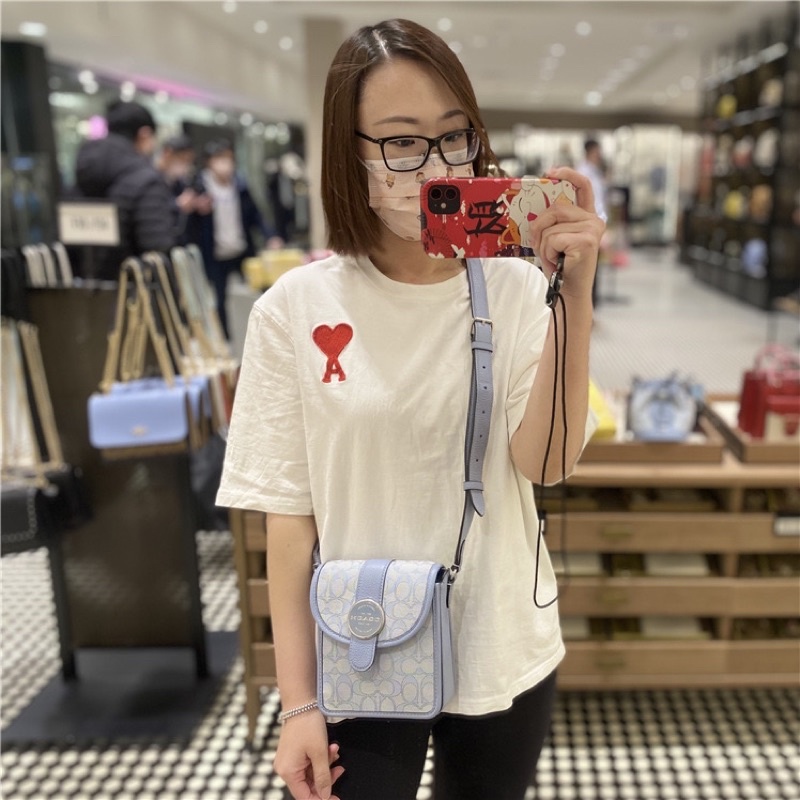 Sẵn sale Túi Coach lonnie để điện thoại - nhiều màu