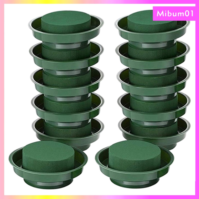 Set 12 Mút Cắm Hoa Khô Hình Tròn Dùng Trang Trí Tiệc Cưới Diy
