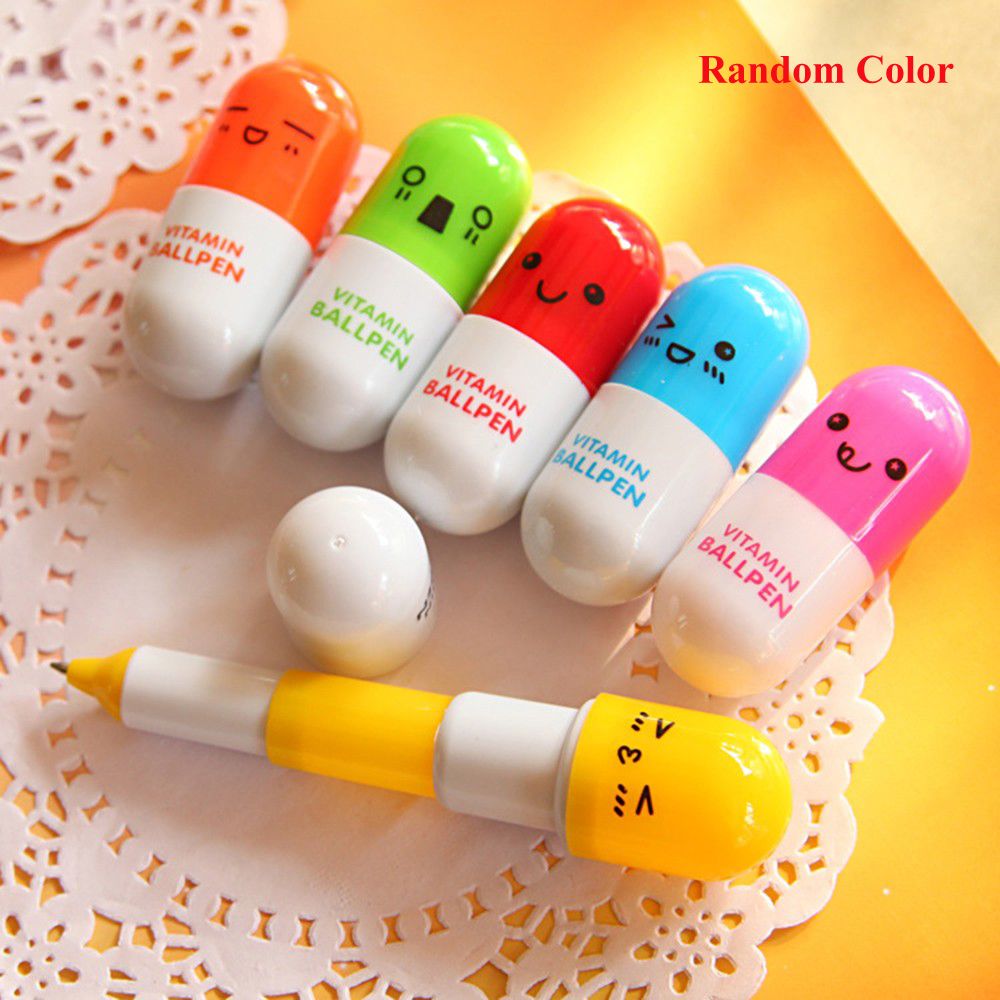 2 Bút Bi Hình Viên Thuốc Vui Nhộn