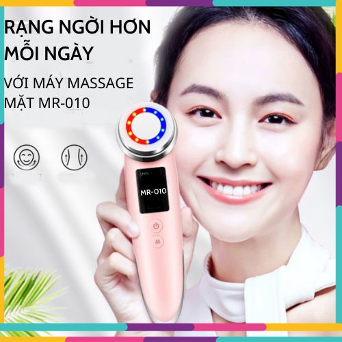 MÁY MASSAGE MẶT MR-010 CÔNG NGHỆ I-ON TÁI TẠO COLLAGE TỪ HÀN QUỐC