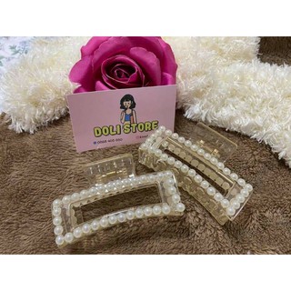 Kẹp Tóc Nữ Càng Cua Đính Ngọc Trai Nhân Tạo Phong Cách Hàn Quốc Cho Nữ Hot Trend