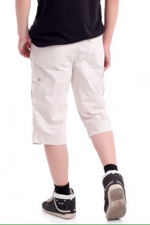 Quần short lửng kaki nam