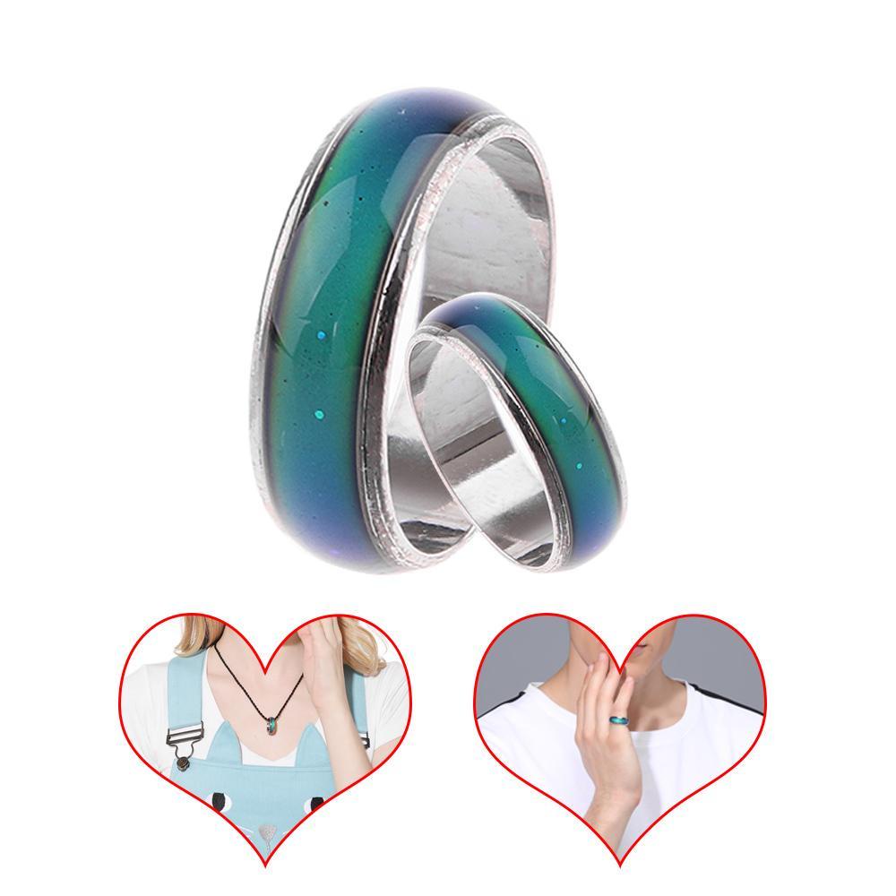 Nhẫn Unisex Điều Khiển Nhiệt Độ Tâm Trạng