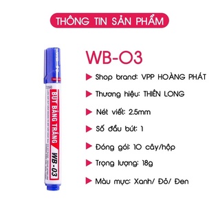 Bút dạ bảng Thiên Long WB02-WB03
