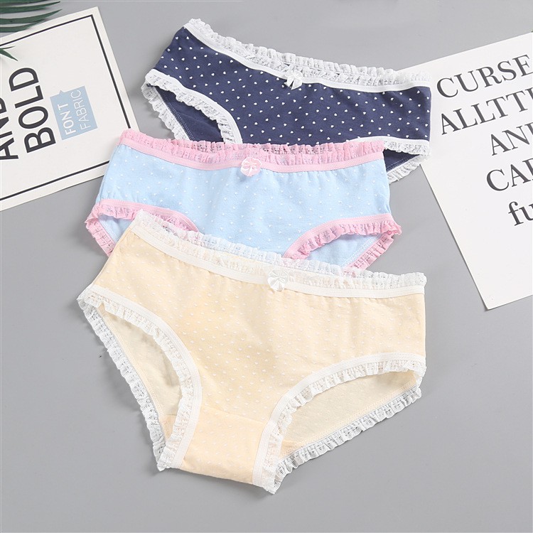 Quần lót cotton chấm bi siêu xinh