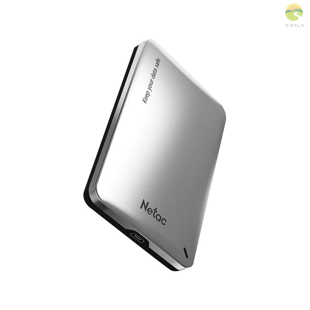 Netac WH12 2.5 inch Type-C Portable Hard Drive Case High-speed Transmission for 2.5 inch 7/9.5mm SATA HDD/SSD(Type-C to Type-C)