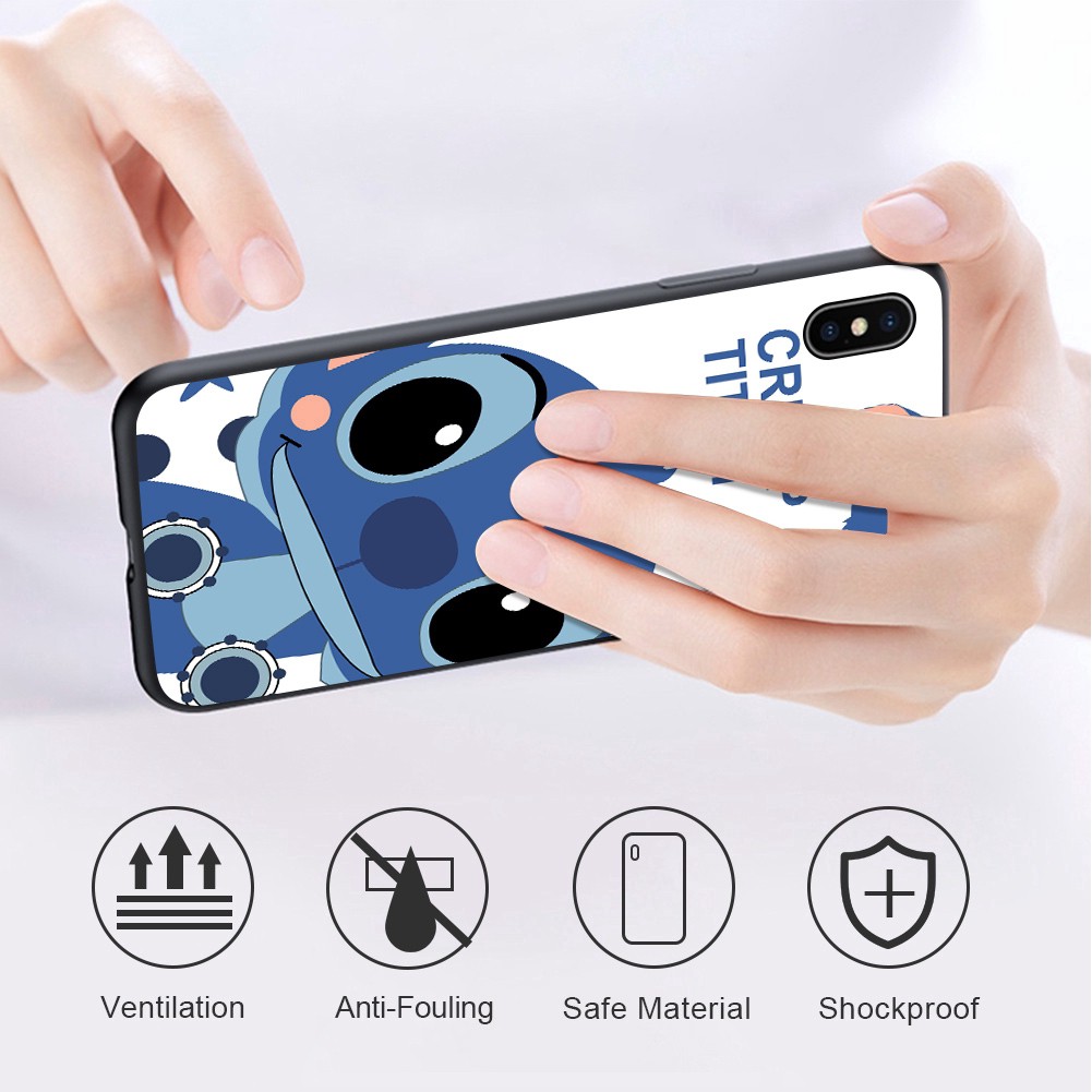 Xiaomi Mi Note 10 Pro Note Lite 3 xioami For Soft Case Silicone Casing TPU Cute Cartoon Lovers Stitch Angel Sweetheart 626 Shockproof Phone Full Cover simple Macaron matte Back Cases