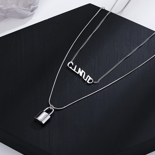 Dây Chuyền 2 Tầng Titan Ko Han Rỉ TT 3657