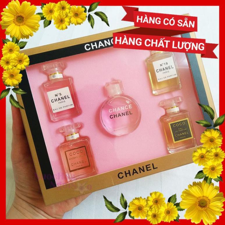 [nhập mã freeship xk10k] Bộ combo 5 chai nước hoa l cao cấp