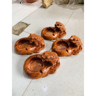 Gạt tàn cóc gỗ hương
