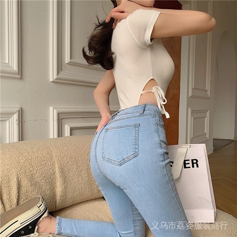 Bộ Áo Liền Quần Tay Ngắn Cổ Tròn Màu Trơn Cột Dây Thời Trang Mùa Hè Cho Nữ | BigBuy360 - bigbuy360.vn