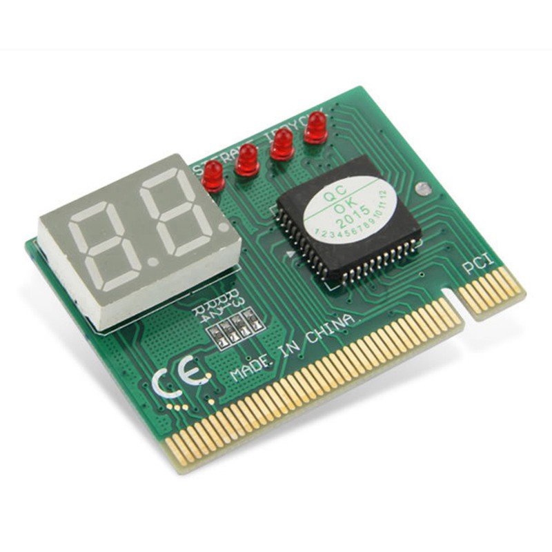 2 - Bit Pci Motherboard Fault Test Card Desktop Computer Detection Card Pci Motherboard Tester Diagnostic Display