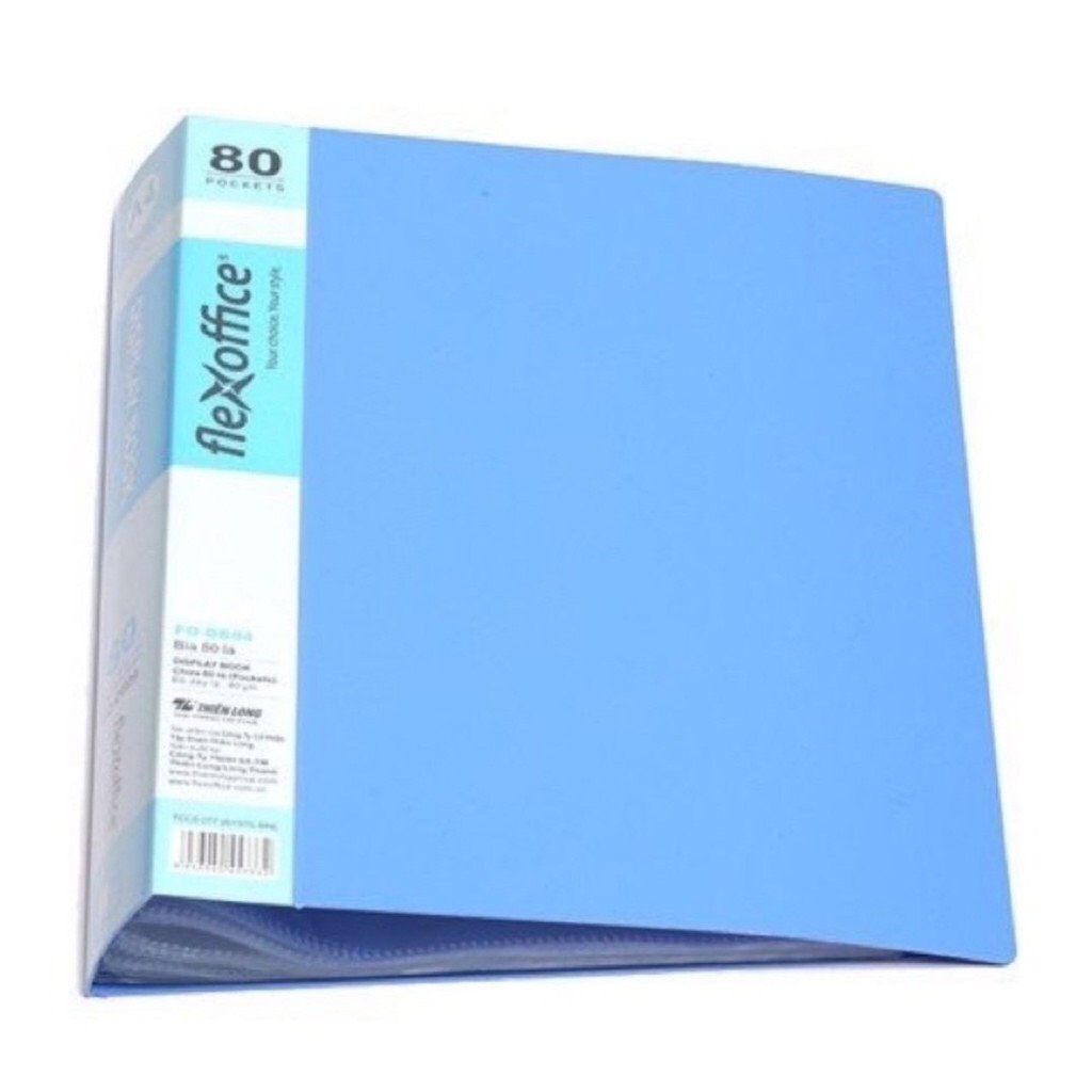 Bìa đựng hồ sơ 80 lá sức chứa 400 tờ A4 80 gsm Thiên Long Flexoffice