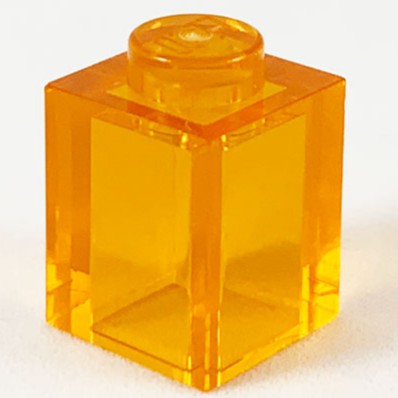 LEGO Viên Gạch 1x1 Cam Trong Suốt ID 6240550 35382