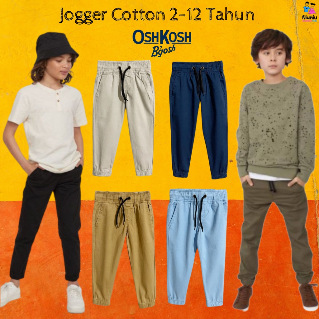 Quần Jogger Thiết Kế Đơn Giản Thời Trang Cho Bé Trai 0shkosh Joger 1 2 3 4 5 6 7 8 9 10 11 12 Tuổi