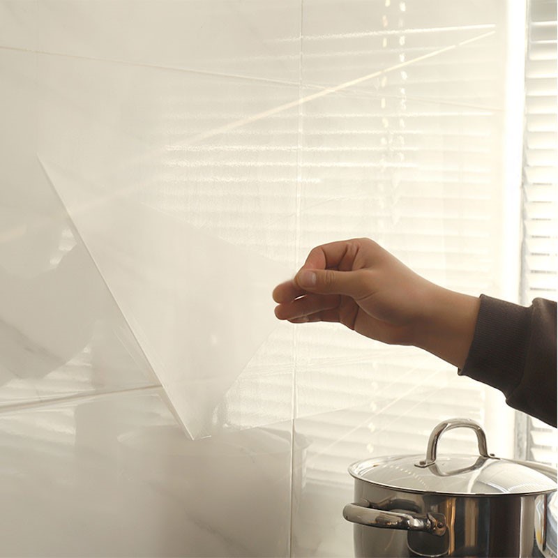 Sticker Dán Tường Trong Suốt Chống Dầu 70*45cm