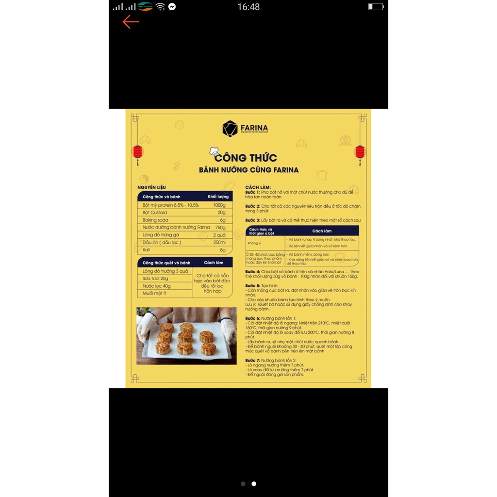 Nhân trung thu Farina , gói 1kg, nhân bánh trung thu Farina cao cấp | BigBuy360 - bigbuy360.vn