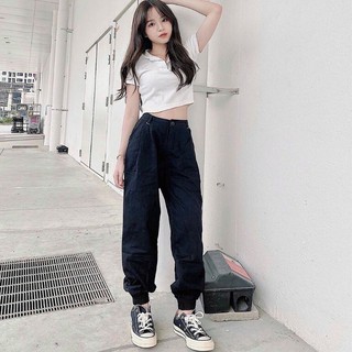 Quần baggy xếp ly phối khoen ❤