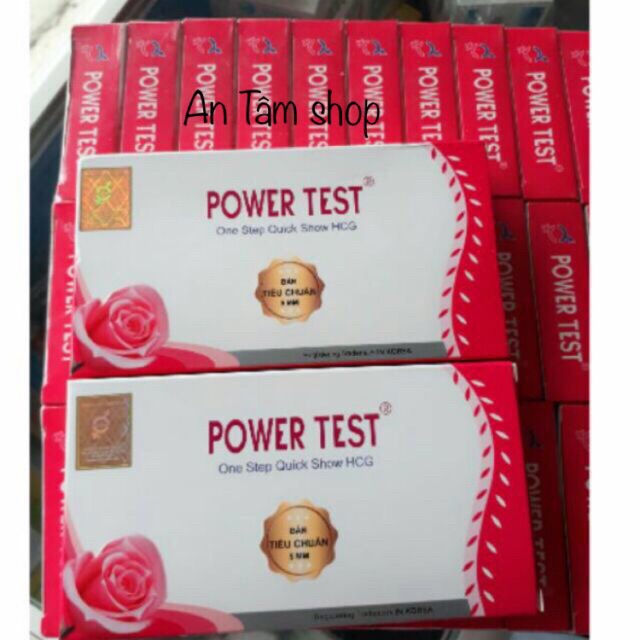 Que thử thai nhanh power test ( 1 lố 48 que)