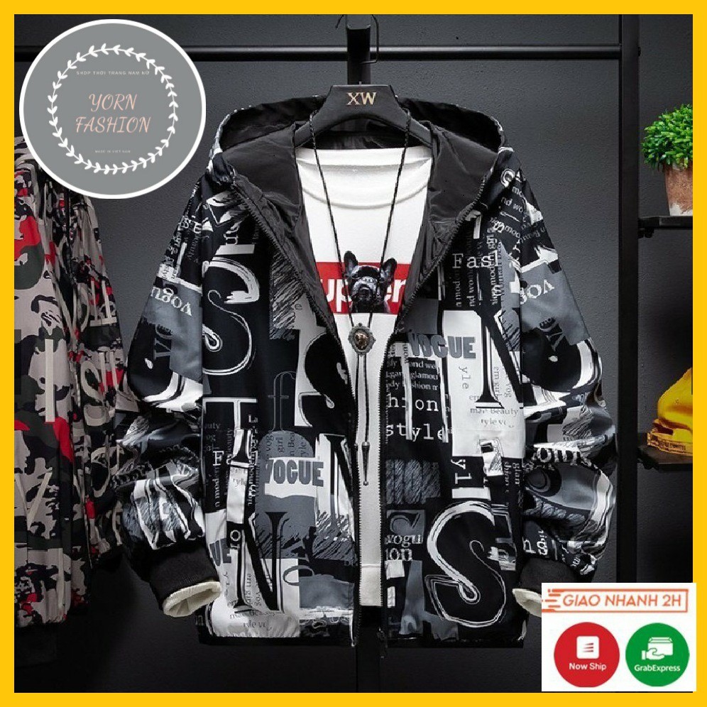 Áo Khoác Dù Nam, Áo Khoác Thiết Kế Đẹp Mắt Thời Trang Nam Cao Cấp L34