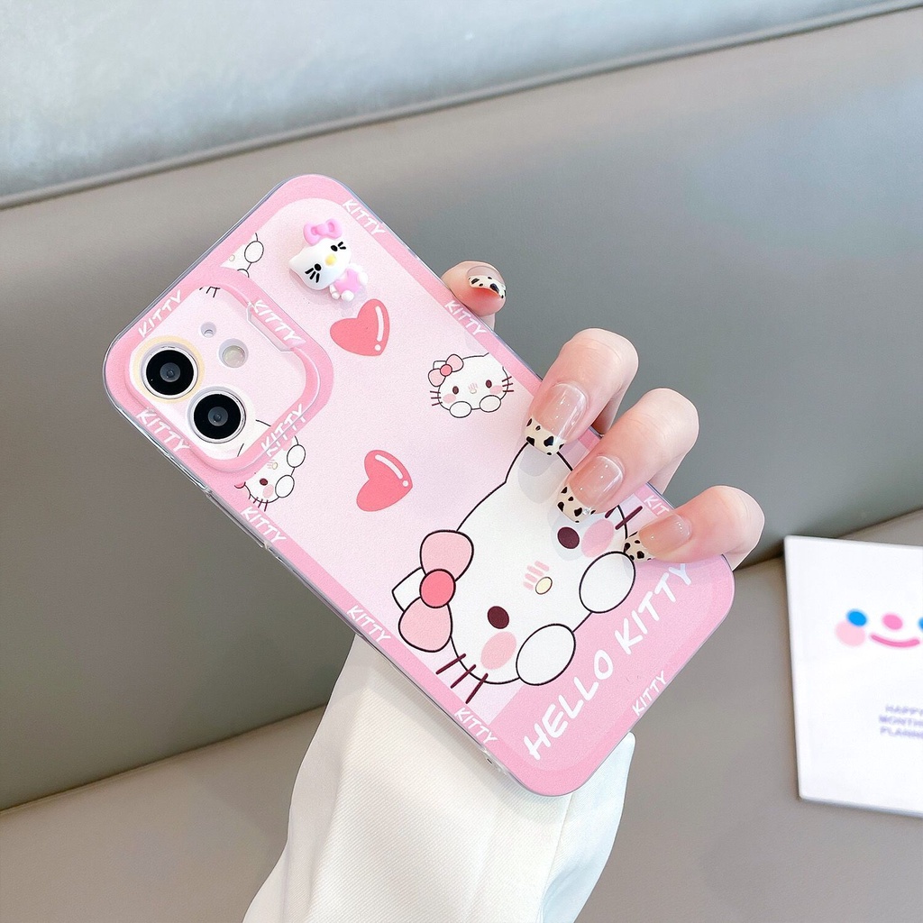 Ốp Điện Thoại Silicon Mềm Họa Tiết Mèo Hai Màu Dễ Thương Dành Cho IPhone 12 13 11 Pro Max X Xs Max Xr 5567