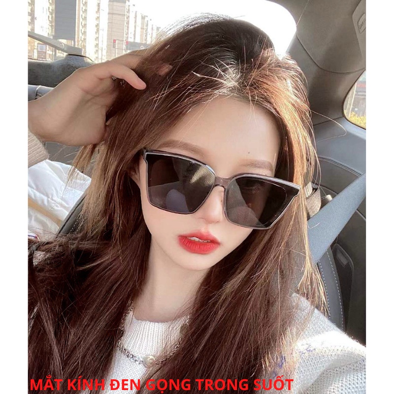 Kính nữ thời trang chống tia uv thiết kế dáng vuông sang chảnh phong cách Hàn Quốc