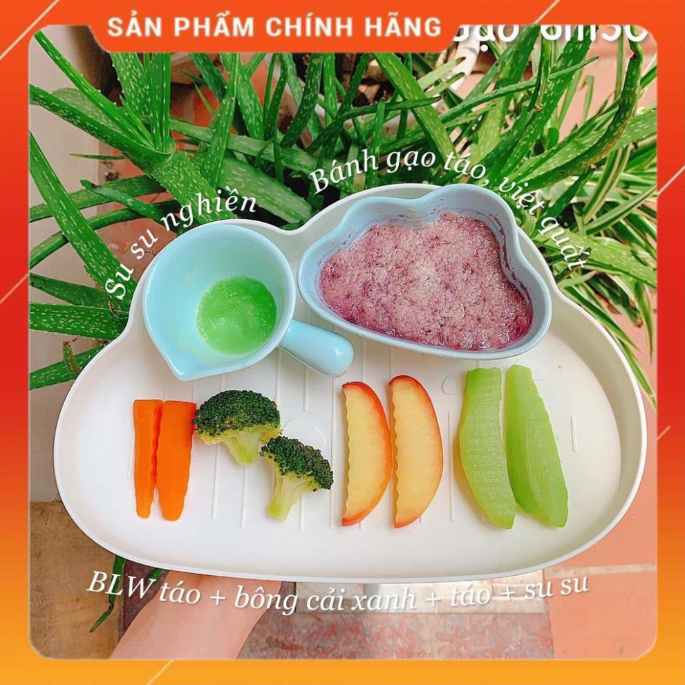 Khay đựng đồ ăn dặm Hình Đám Mây bằng Lúa Mạch an toàn cho bé - 𝐃𝟐𝟏