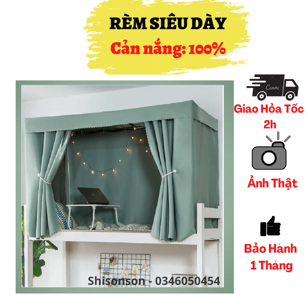 Rèm che nắng Rido, rèm che cửa sổ sử dụng mốc rido gấm cực dày cản sáng 100% Shisonson