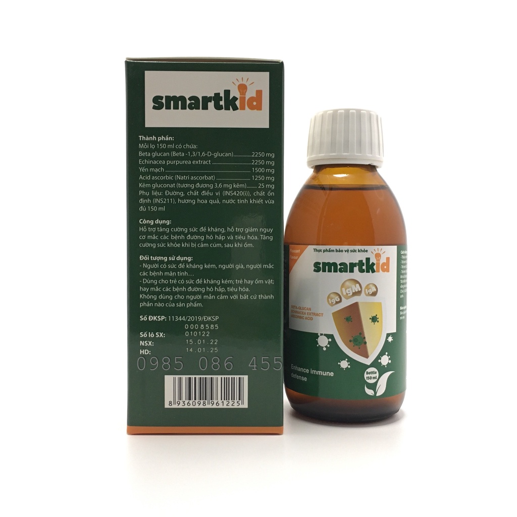 SMARTKID  - Hỗ trợ tăng cường miễn dịch đường hô hấp cho cả gia đình