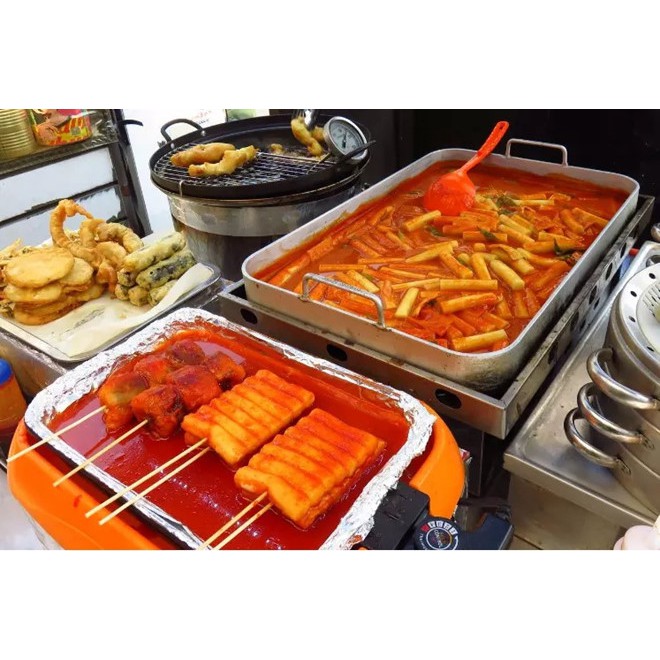 <HOT> 1kg Bánh gạo cay Tokbokki Hàn Quốc date mới