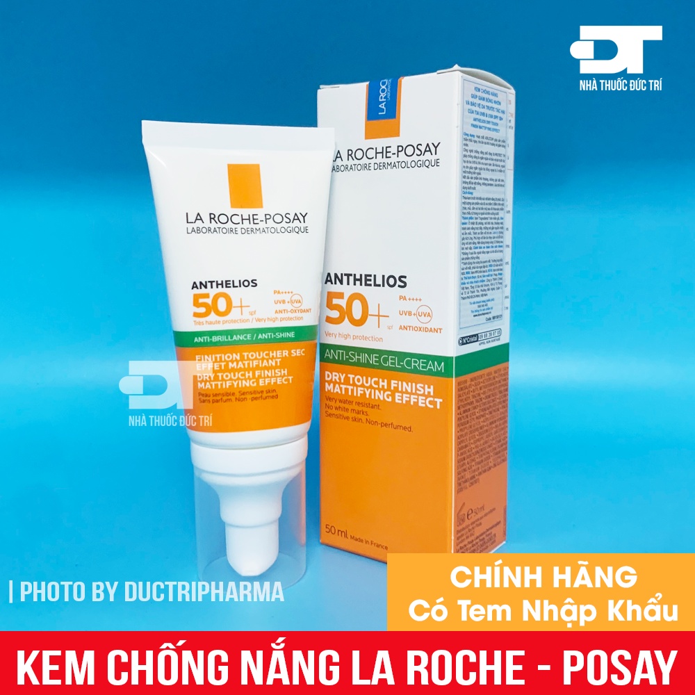 [CHÍNH HÃNG] Kem Chống Nắng La Roche Posay Anthelios Gel Cream SPF 50+ Cho Da Dầu