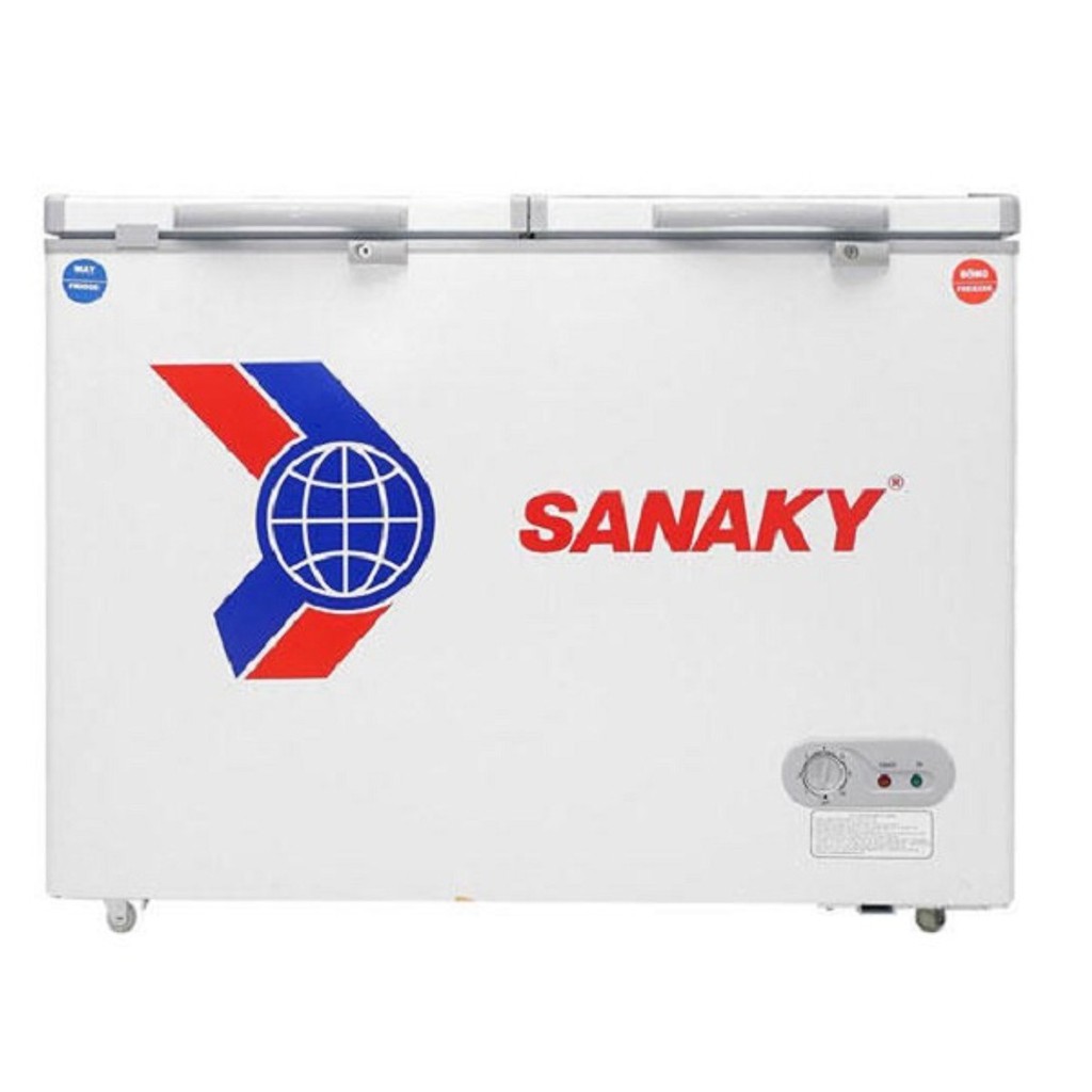 Tủ Đông Sanaky VH-405W2 - 1 ĐÔNG,1 MÁT,2 CÁNH,280 LÍT