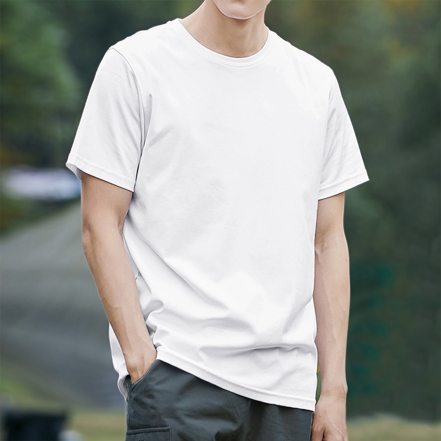 Áo Thun Unisex Nam Nữ Màu Trơn Đen Trắng, Dày Dặn Co Giãn Cao Cấp, Phông Form Vừa Mặc Nhà, Thể Thao, Đi Làm METROFIT | BigBuy360 - bigbuy360.vn