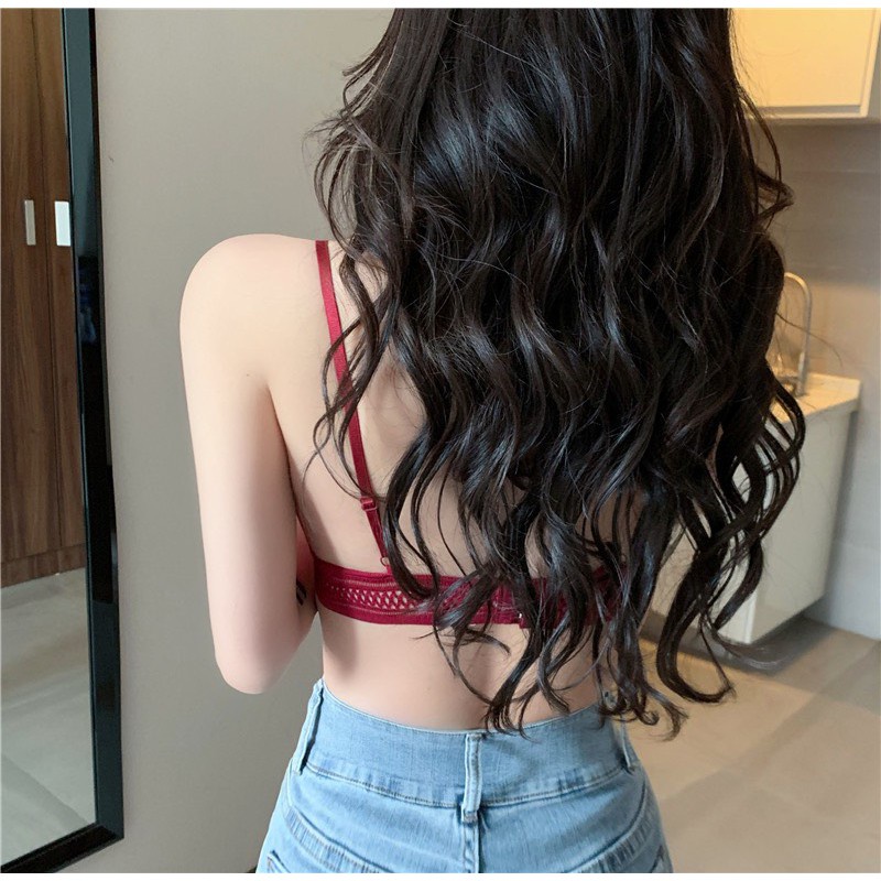 Áo Lót Nữ Không Gọng Ren Cao Cấp Nâng Ngực - Áo Bra Ren Hoa nâng vòng một gợi cảm sexy mẫu 7338