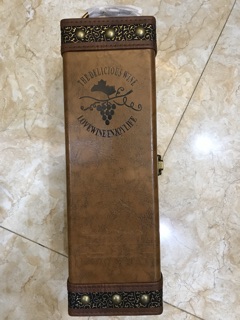 Hộp da đơn đựng chai rượu cao cấp
