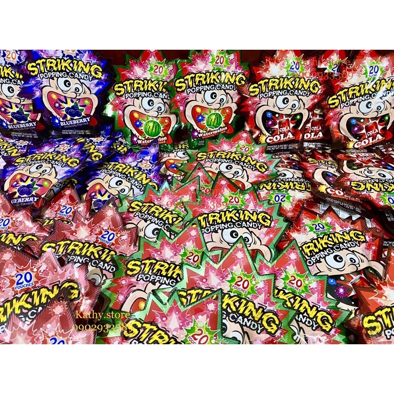Kẹo nổ Striking Hongkong gói 30gr