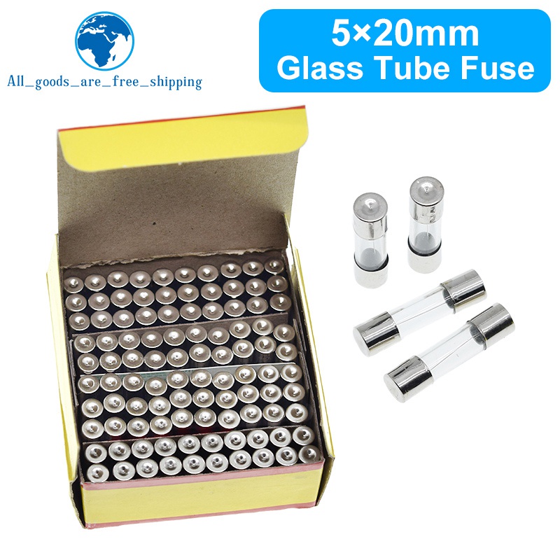 Set 10 Cầu Chì Ống Thủy Tinh 5x20mm 0.1A 0.2A 0.3A 0.5A 0.75A 1A 1.5A 2A 2.5A 3A 4A 5A 6A 8A 10A 15A 20A 25A 30A 250V 5 * 20V