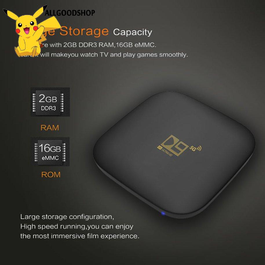 Bộ Tv Box Thông Minh 4k Độ Phân Giải Cao 1g + 8g Wifi