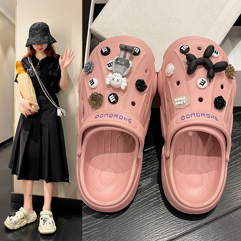 [Chính hãng] Dép cross nữ DINO-BEAR trendy nổi bật 2022 cực xịn