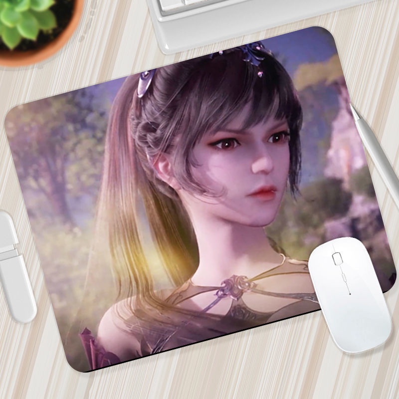 Douluo Tấm Lót Chuột Máy Tính Để Bàn Cỡ Nhỏ In Họa Tiết Hoạt Hình Cho Nam Và Nữ