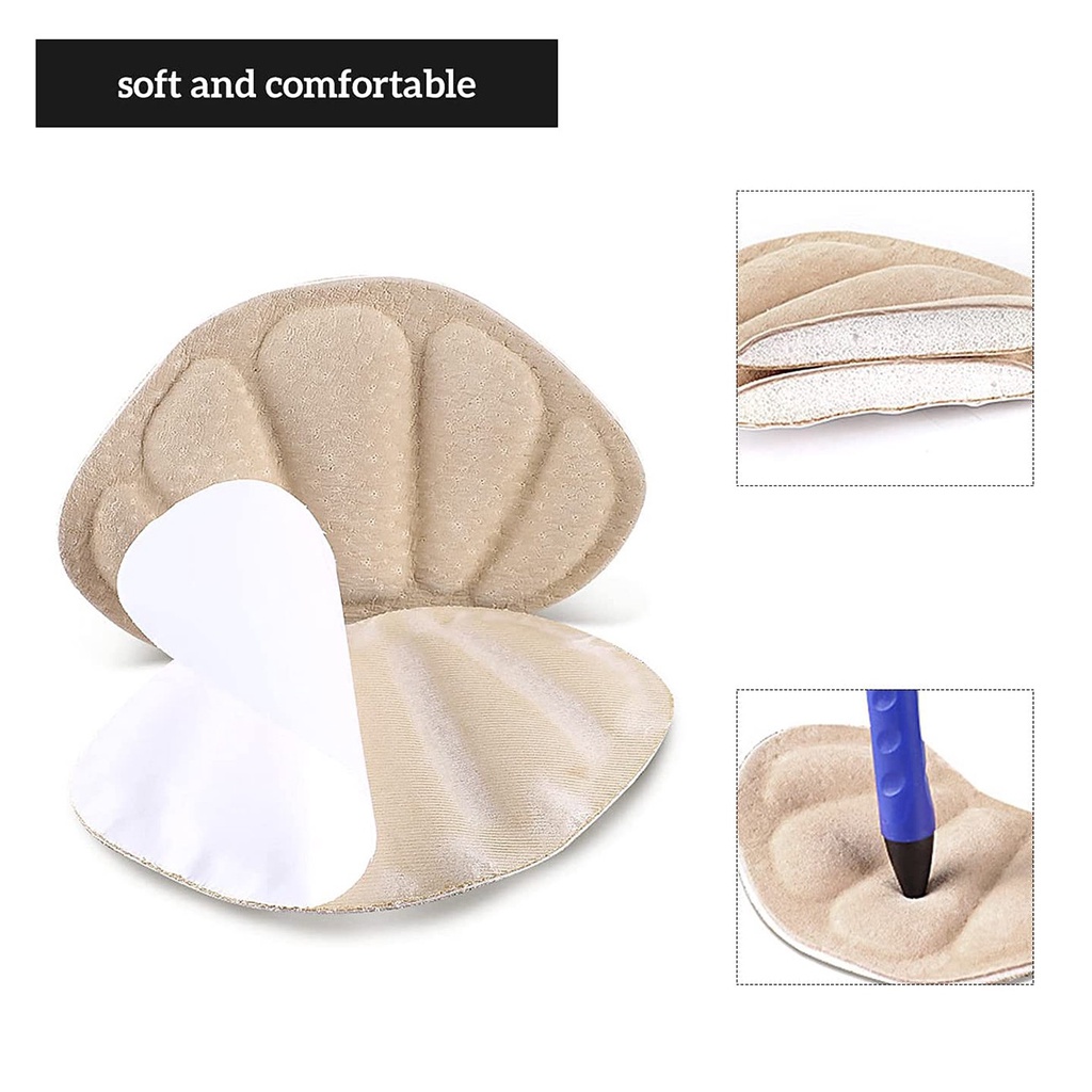 (Hàng Mới Về) Miếng Lót Giày Mềm Mại Chống Đau Tự Dính Cho Giày Cao Gót