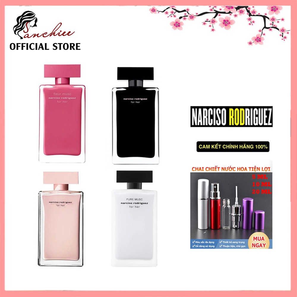 ❤️ Mẫu Thử 5/10/20ml❤️ Nước Hoa Nữ 𝙉𝙖𝙧𝙘𝙞𝙨𝙤 𝙁𝙤𝙧 𝙃𝙚𝙧 𝙀𝘿𝙋/𝙀𝘿𝙏/𝙁𝙡𝙚𝙪𝙧 𝙈𝙪𝙨𝙘 𝙛𝙤𝙧 𝙃𝙚𝙧/ 𝙋𝙪𝙧𝙚 𝙈𝙪𝙨𝙘. hót nhất 2021 | Thế Giới Skin Care