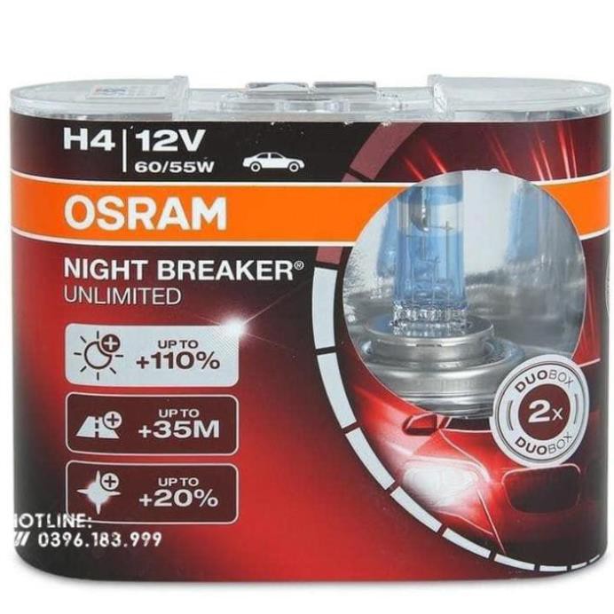 1 Đôi bóng OSRAM chính hãng 55/60W siêu sáng cho ô tô- đủ các chân ver 2020